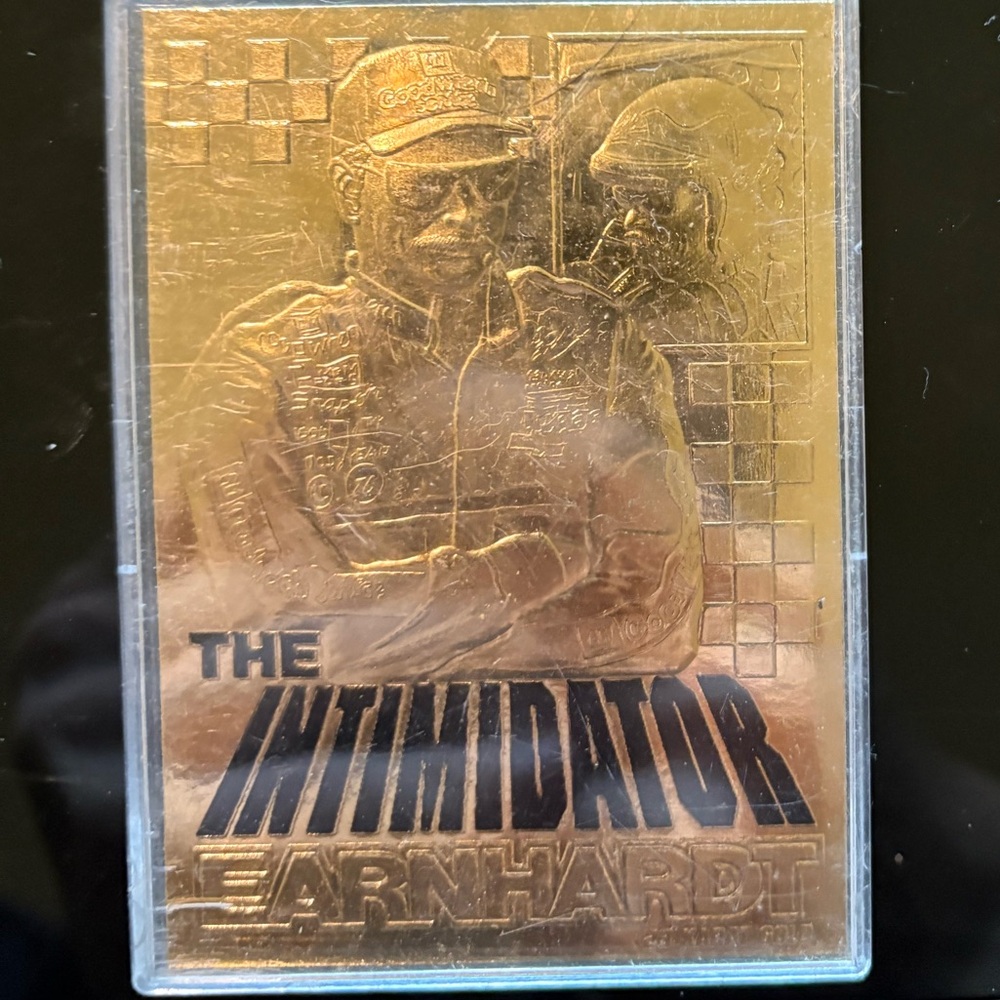 23k Gold Intimidator Earnhardt Card